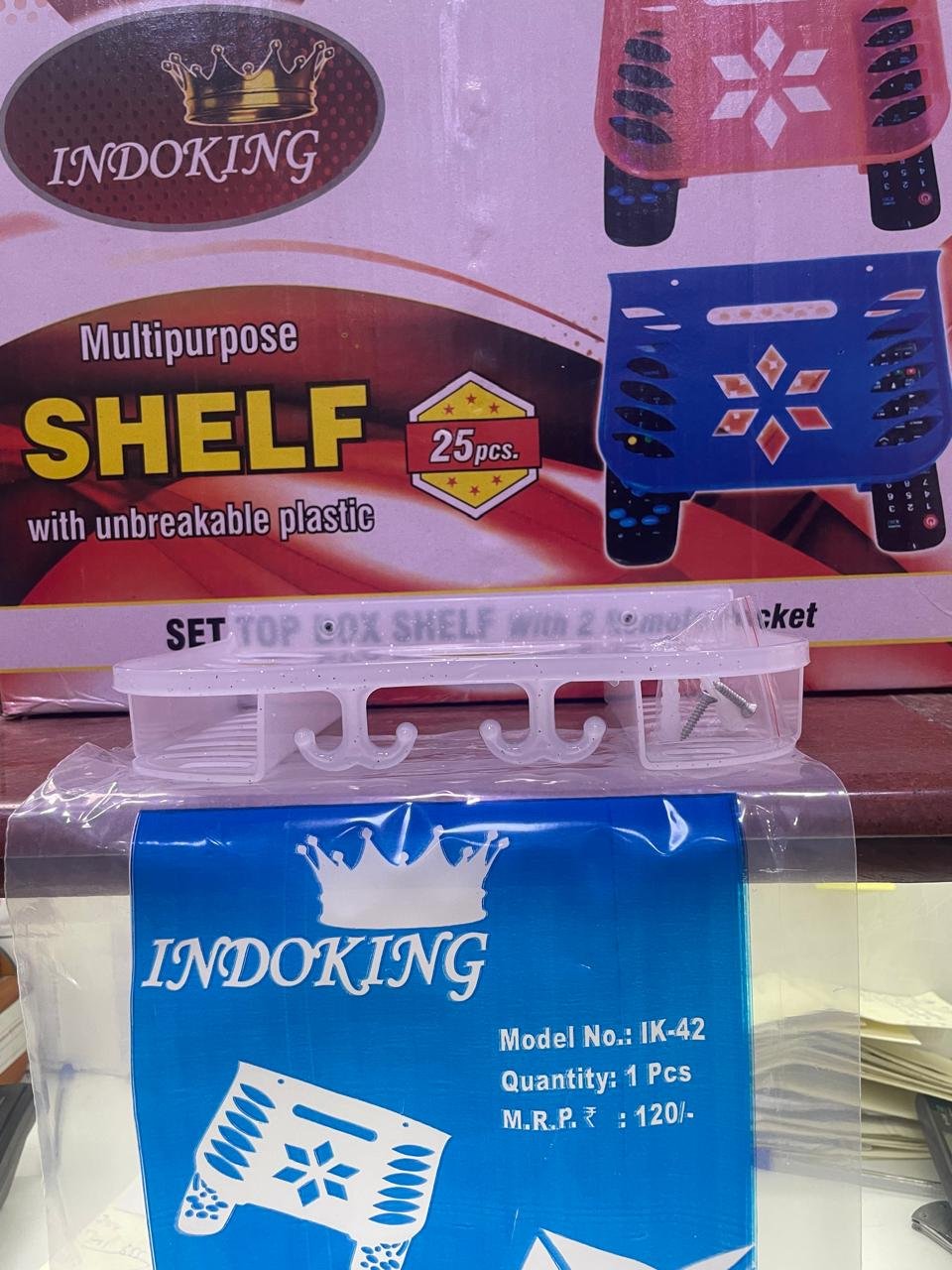 WHITE SHELF INDOKING